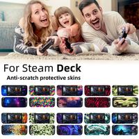 Anti-scratch wrap Cover DIY gra konsola Decor dla Steam Deck pokrowiec ochronny estetyczna naklejka na skórki do pokładu parowego 5